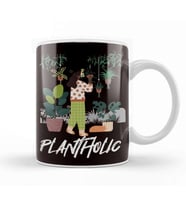 Plantholic Planting Indoor Plants Collector Hobby Gardener Kupa Bardak Porselen