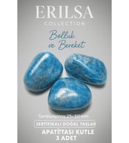 Sertifikalı AAA+ Apatit Taşı Kütle Parça – Tamburlanmış Gerçek Doğal Taş 25-35 mm (Çok Renkli)