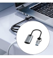 HU04A Type-C/USB A To 4K 60Hz 1080P HDMI Video Capture Yakalama Hub Adaptör