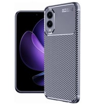 Durukar® Samsung Galaxy S25 Edge Kılıf Auto Focus Karbon Kapak - Lacivert
