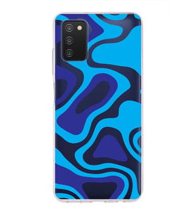 Samsung Galaxy A03s  Kapak Renkli Desen Tasarımlı Şeffaf Silikon Kılıf