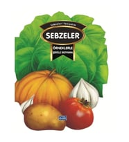 Örneklerle Şekilli Boyama – Sebzeler