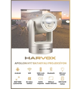 Taşınabilir 4K Destekli 1080P Android Projeksiyon Cihazı