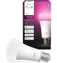 LED A67 lamba, beyaz ve renkli ambiyans, E27 duy, 11,8 W, tam spektrumlu ışık 1000 K-20000 K, 1600 lümen, kısılabilir, Alexa, Google Assistant ve Apple Home ile uyumlu, tekli paket