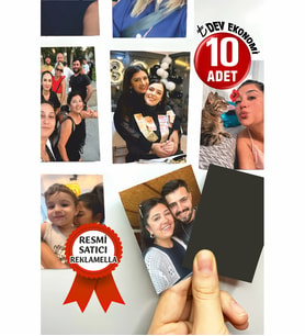 Kişiye Özel Fotoğraflı Resimli Buzdolabı Magneti 8x6 Cm 10 Adet