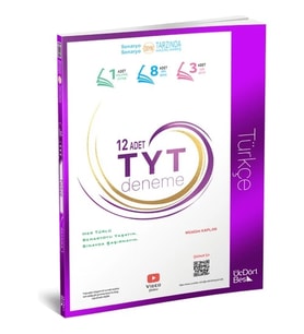 Tyt Türkçe 12 Deneme Üç Dört Beş