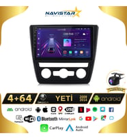 Skoda Yeti 4GB + 64GB 2009-2014 Model Android 13 Kablosuz Carplay Navigasyon Multimedya Sistemi