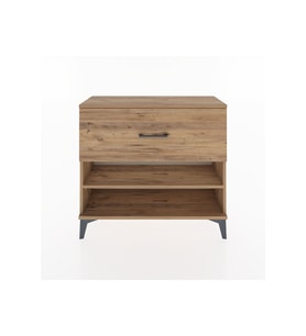Arges Şifonyer Tek Raflı Tek Çekmeceli 88x30x80 Çam-Çam