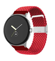 Samsung Galaxy Watch Gear S2 3 41mm 42mm Active 2 40mm 44mm Kordon Metal Klipsli (Kırmızı)