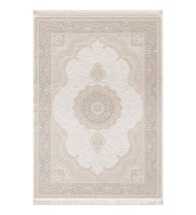 ARTEMİS HALI PALACE 05202C KREM VİZON KLASİK RETRO IPEK HALI 200X300 ÖLÇÜ