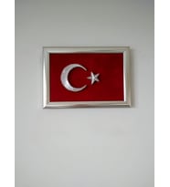 Filografi Türk Bayrağı(18x25 cm)