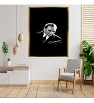 ÇERÇEVELİ ATATÜRK TABLO S13