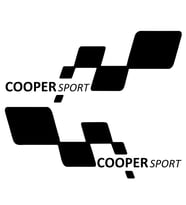 cooper sport Etiket Yapıştırma 30cmx11cm MMD185