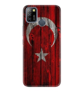 INFINIX Smart 4 5 6 Zero 8 S5 Pro Kılıf Desemli Silikon Şanlı Türk Bayrağı 2 1317