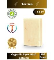 Home Serisi El Yapımı Doğal Bitkisel 5 Adet Temizleyici Parlak Ciltler Nemlendirici Eşek Sütü Sabunu
