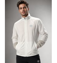 UMBRO Comfy Jacket Erkek Beyaz/Ekru Fermuarlı Spor Sweatshirt TC0258
