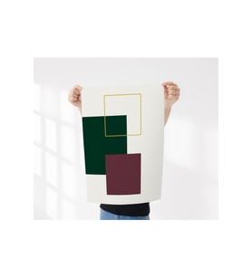 Çerçevesiz Poster - Modern Geometrik Soyut Poster -Yüksek Çözünürlüklü-Dijital Baskı