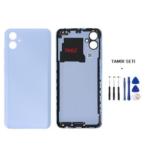 Samsung Galaxy A04E - SM-A042 FULL Kasa Arka Kapak Takım MAVİ - TAMİR SETİ