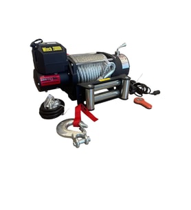 MXO Çelik Halatlı Vinç 20000lb 24V TAMBUR ( 22 MT HALATI )