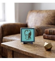 Atatürk Temalı Şık Dekoratif Obje, Evinizin Her Köşesine Anlam Katan Modern Tasarım 10x10 cm