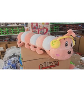 Oyuncak Peluş Pembe Tırtıl Uyku Arkadaşım 60 cm Pelüş