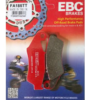 Ebc Fa185Tt 2004-2020 Honda CRF 250 X Uyumlu Ön Fren Balatası Karbon Balata