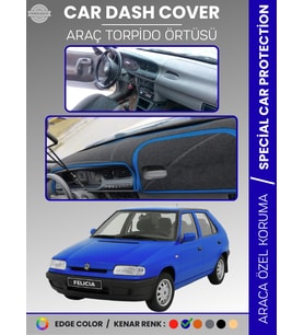 SKODA FELICIA (1994-2001) Torpido Örtüsü Panel Halı Torpido Koruma Tam Uyum UV Koruma Hızlı Montaj