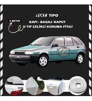 Fiat Tipo Oto Araç Kapı Koruma Fitili 5metre Parlak Beyaz Renk