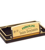 Psikoloğa Hediye Kişiye Özel Masa İsimliği