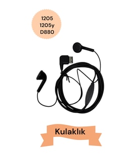 Samsung Uyumlu Tuşlu Asker Telefon Kulaklığı D880 1205 1205y Kulaklık