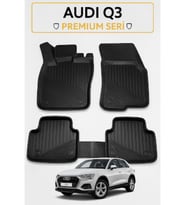 Audi Q3 2018+ 3D Havuzlu Oto Paspas