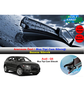 Audi Q5 2008-2017 Muz Silecek Takımı