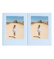 Instax Mini Film Uyumlu Mavi 2'li Mıknatıslı Fotoğraf Çerçeve Seti