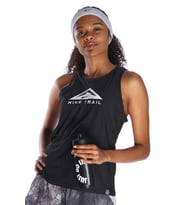 Nike Dri Fit Trail Womens Tank Kadın Koşu Antreman Atleti Siyah