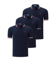 ÜÇLÜ SET T8594 DEWBERRY ERKEK T-SHIRT-LACİVERT-LACİVERT-LACİVERT (LACIVERT-LACIVERT)