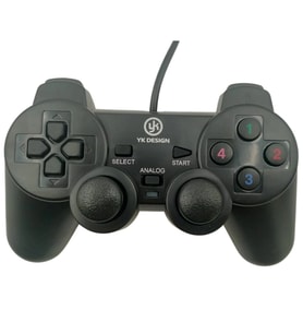 Çift Titreşimli Usb Kablolu Oyun Kolu Pc Uyumlu Vibration Gamepad