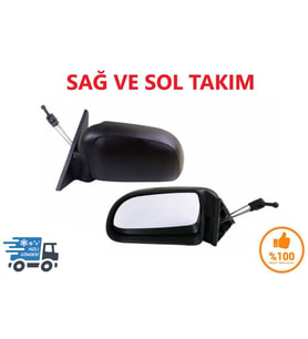 Renault 9 Broadway Yeni Model Sağ Sol Dikiz Aynası  Takımı