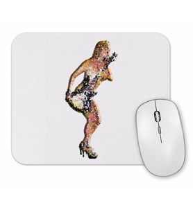 Rock Roll Müzik Gitar Mouse Pad