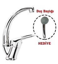 Mix Kuğu Banyo Batarya + Duş Başlığı Hediyeli