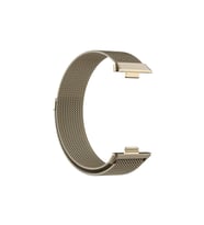 Huawei Watch Fit 3 Uyumlu Kordon Hasır Metal Örgü Mıknatıslı Zore KRD-01 Metal Kayış