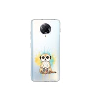 Poco F2 Pro ile Uyumlu Splash Mirket Tasarımlı Şeffaf Silikon Kılıf