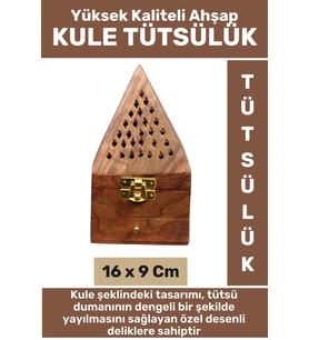 Premium Yüksek Kaliteli Yoga Meditasyon Aromaterapi Chakra Pozitif Enerji Ahşap KULE Tütsülük