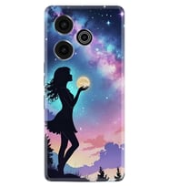 Pova 6 Kılıf Boutique Baskılı Resimli Woman in Moon Pcode -005