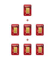 Nadir Gold 24 Ayar 7 Gram Külçe Altın (7 Adet 1 Gram Külçe Altın )