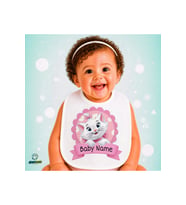 Kişiye Özel Marie Keten Bebek Mama Önlüğü – Yumuşak, Emici, Yıkanabilir, Özel Tasarım P090