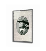 Miyrem Glasses Collection -A1^#  Atatürk Cam Tablo 4 Mm Dayanıklı Cam (Çok Renkli)