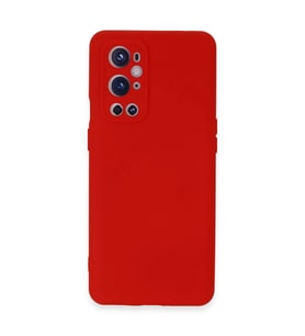 One Plus 9 Pro Kılıf Nano İçi Kadife Silikon - Kırmızı