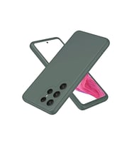 Samsung Galaxy S25 Ultra Kılıf First Silikon - Koyu Yeşil