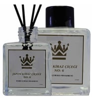 Bambu Çubuklu 2 Adet 100 ML Japon Kiraz Çiceği Oda Kokusu Koku Giderici Ferahlatıcı Hava Temizleyici  2*100 ML