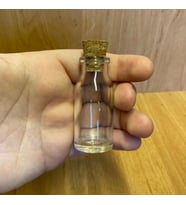 15 Ml Mantar Tıpalı Cam Şişe - Tıpalı Cam Şişe 15 cc x 10 Adet